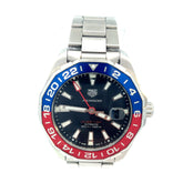 Pre-owed Tag Heuer Aqua racer Men's Black Watch
